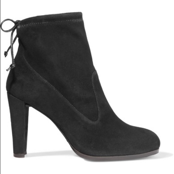 STUART WEITZMAN Catch Suede Bootie 9 - Picture 1 of 8
